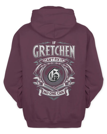 GRETCHEN AP81-K4-626 - Personalized Ahmed Quote Apparel “If Ahmed Can't Fix It, No One Can” - Unisex Hoodie - Maroon