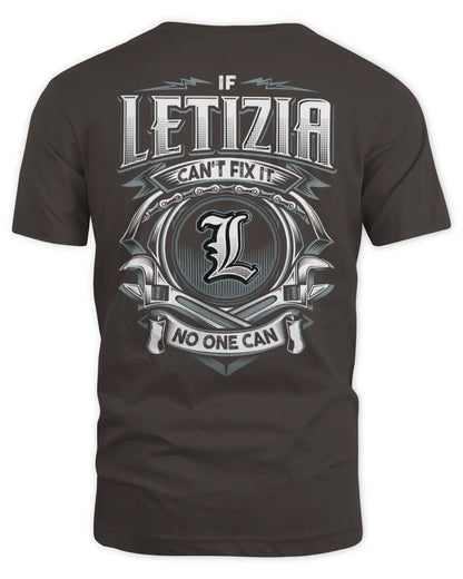 LETIZIA AP81-K4-626 - Personalized Ahmed Quote Apparel “If Ahmed Can't Fix It, No One Can” - Unisex Standard T-Shirt - Dark Chocolate