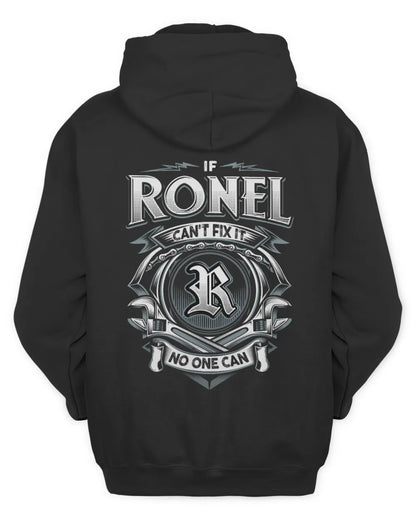 RONEL AP81-K4-626 - Personalized Ahmed Quote Apparel “If Ahmed Can't Fix It, No One Can” - Unisex Hoodie - Black