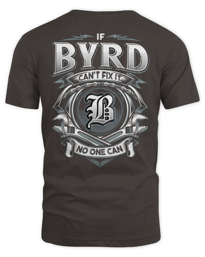 BYRD AP81-K4-626 - Personalized Ahmed Quote Apparel “If Ahmed Can't Fix It, No One Can” - Unisex Standard T-Shirt - Dark Chocolate