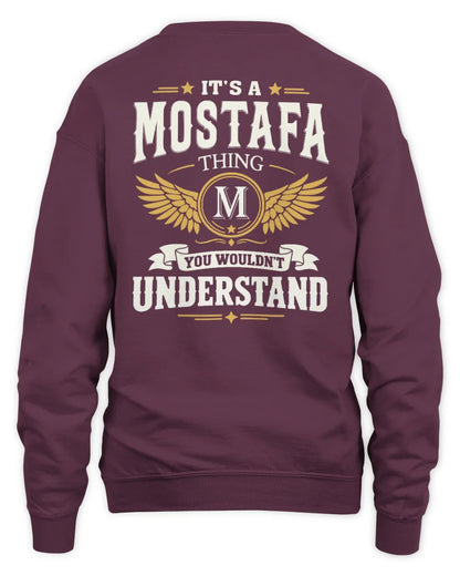 MOSTAFA KT06-M008 It’s a [NAME] Thing – You Wouldn’t Understand | Personalized Vintage T-Shirt - Unisex Sweatshirt - Maroon