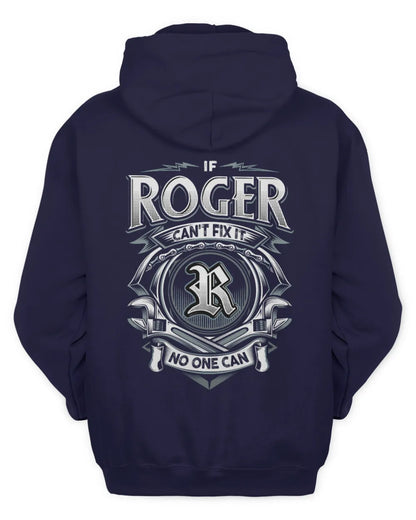 ROGER AP81-K4-626 - Personalized Ahmed Quote Apparel “If Ahmed Can't Fix It, No One Can” - Unisex Hoodie - Navy