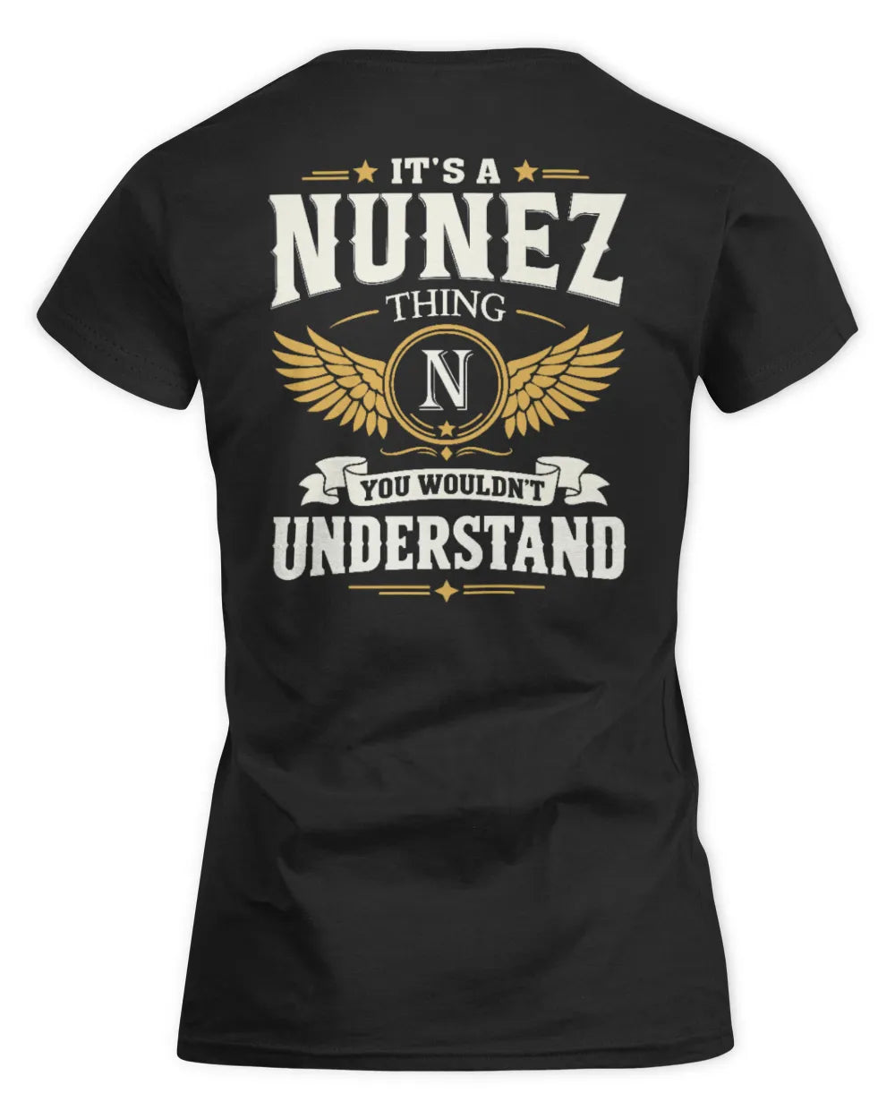 NUNEZ KT06-M008 It’s a [NAME] Thing – You Wouldn’t Understand | Personalized Vintage T-Shirt - Women's Standard T-Shirt - Black