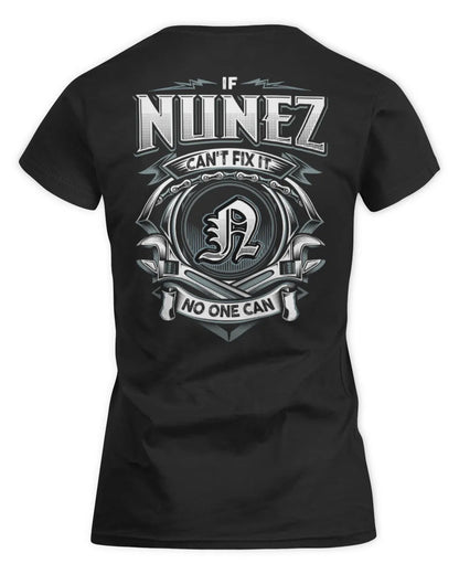 NUNEZ AP81-K4-626 - Personalized Ahmed Quote Apparel “If Ahmed Can't Fix It, No One Can” - Women's Standard T-Shirt - Black