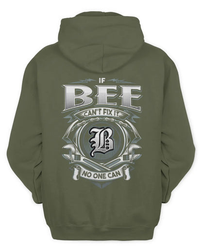 BEE AP81-K4-626 - Personalized Ahmed Quote Apparel “If Ahmed Can't Fix It, No One Can” - Unisex Hoodie - Military Green