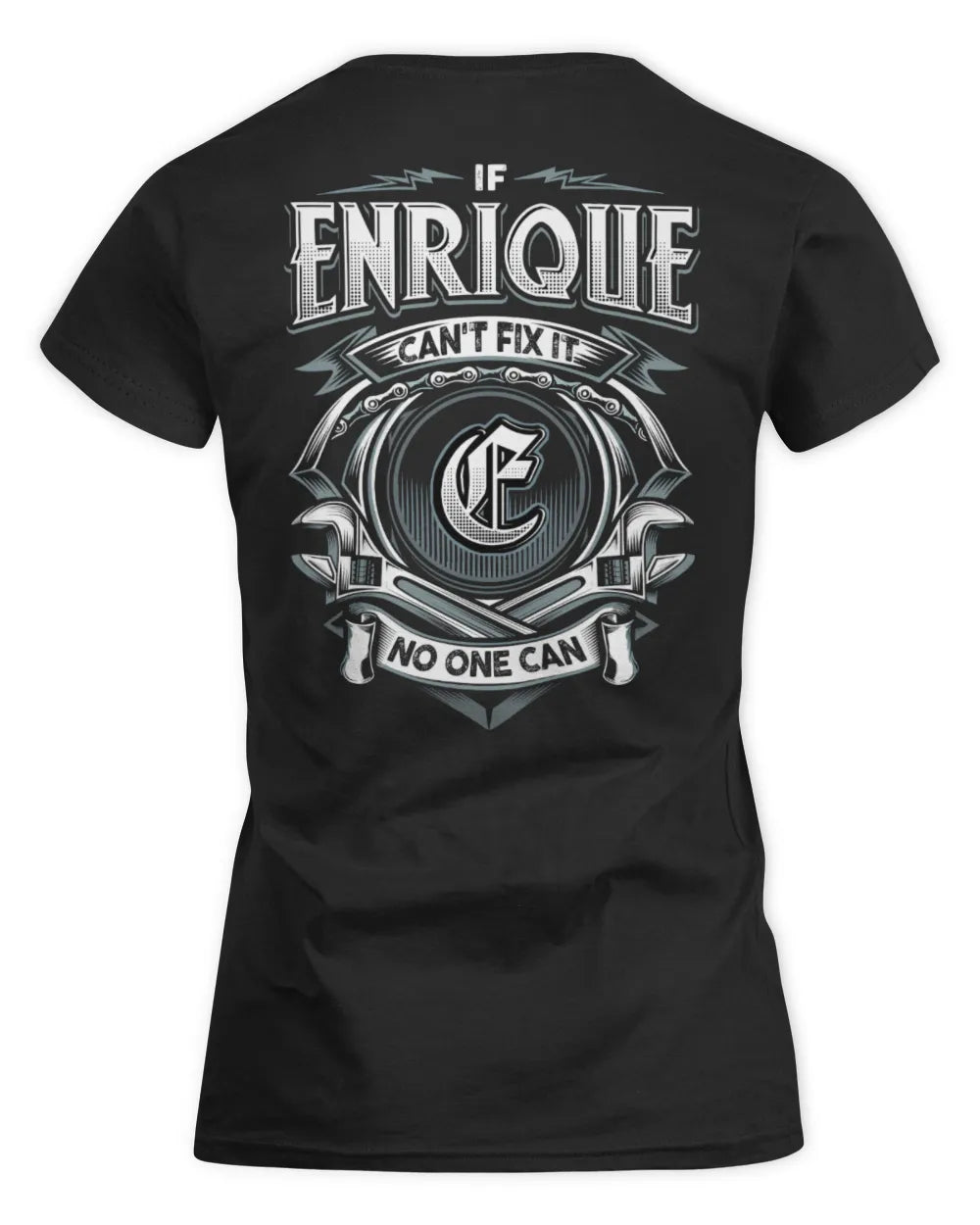 ENRIQUE AP81-K4-626 - Personalized Ahmed Quote Apparel “If Ahmed Can't Fix It, No One Can” - Women's Standard T-Shirt - Black