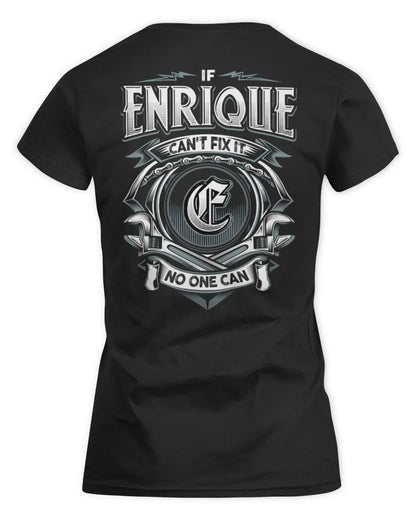 ENRIQUE AP81-K4-626 - Personalized Ahmed Quote Apparel “If Ahmed Can't Fix It, No One Can” - Women's Standard T-Shirt - Black