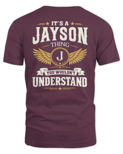 JAYSON KT06-M008 It’s a [NAME] Thing – You Wouldn’t Understand | Personalized Vintage T-Shirt - Unisex Standard T-Shirt - Maroon