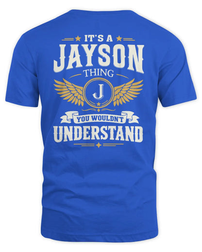 JAYSON KT06-M008 It’s a [NAME] Thing – You Wouldn’t Understand | Personalized Vintage T-Shirt - Unisex Standard T-Shirt - Royal