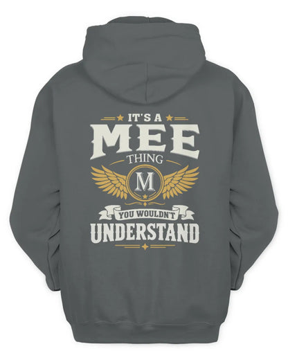 MEE KT06-M008 It’s a [NAME] Thing – You Wouldn’t Understand | Personalized Vintage T-Shirt - Unisex Hoodie - Charcoal