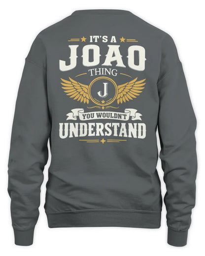 JOAO KT06-M008 It’s a [NAME] Thing – You Wouldn’t Understand | Personalized Vintage T-Shirt - Unisex Sweatshirt - Charcoal