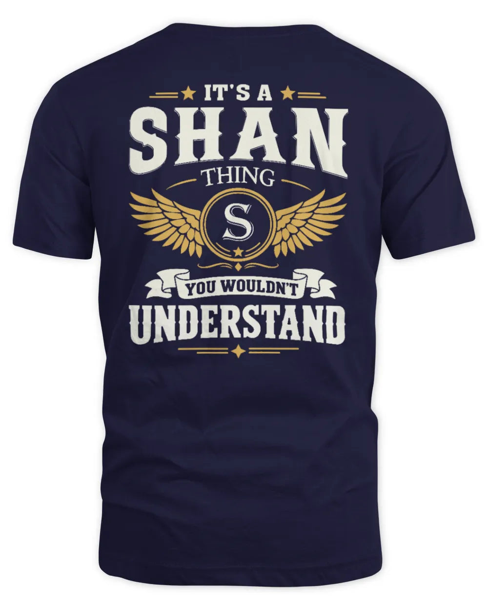 SHAN KT06-M008 It’s a [NAME] Thing – You Wouldn’t Understand | Personalized Vintage T-Shirt - Unisex Standard T-Shirt - Navy