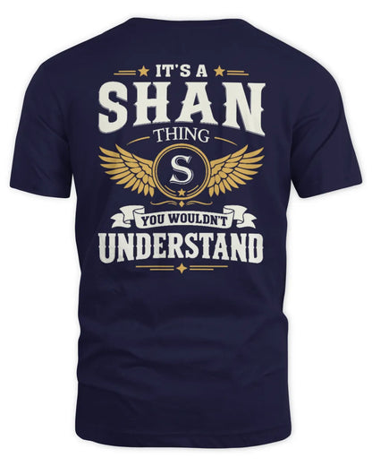 SHAN KT06-M008 It’s a [NAME] Thing – You Wouldn’t Understand | Personalized Vintage T-Shirt - Unisex Standard T-Shirt - Navy