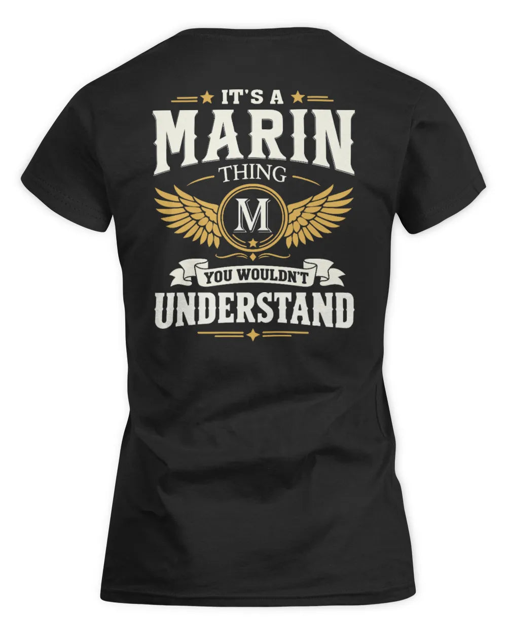 MARIN KT06-M008 It’s a [NAME] Thing – You Wouldn’t Understand | Personalized Vintage T-Shirt - Women's Standard T-Shirt - Black