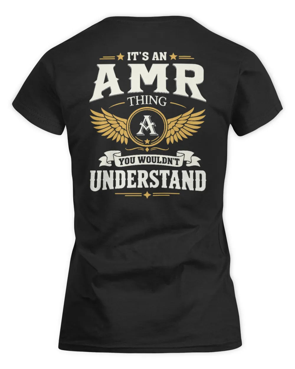 AMR KT06-M008 It’s a [NAME] Thing – You Wouldn’t Understand | Personalized Vintage T-Shirt - Women's Standard T-Shirt - Black