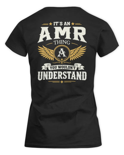 AMR KT06-M008 It’s a [NAME] Thing – You Wouldn’t Understand | Personalized Vintage T-Shirt - Women's Standard T-Shirt - Black