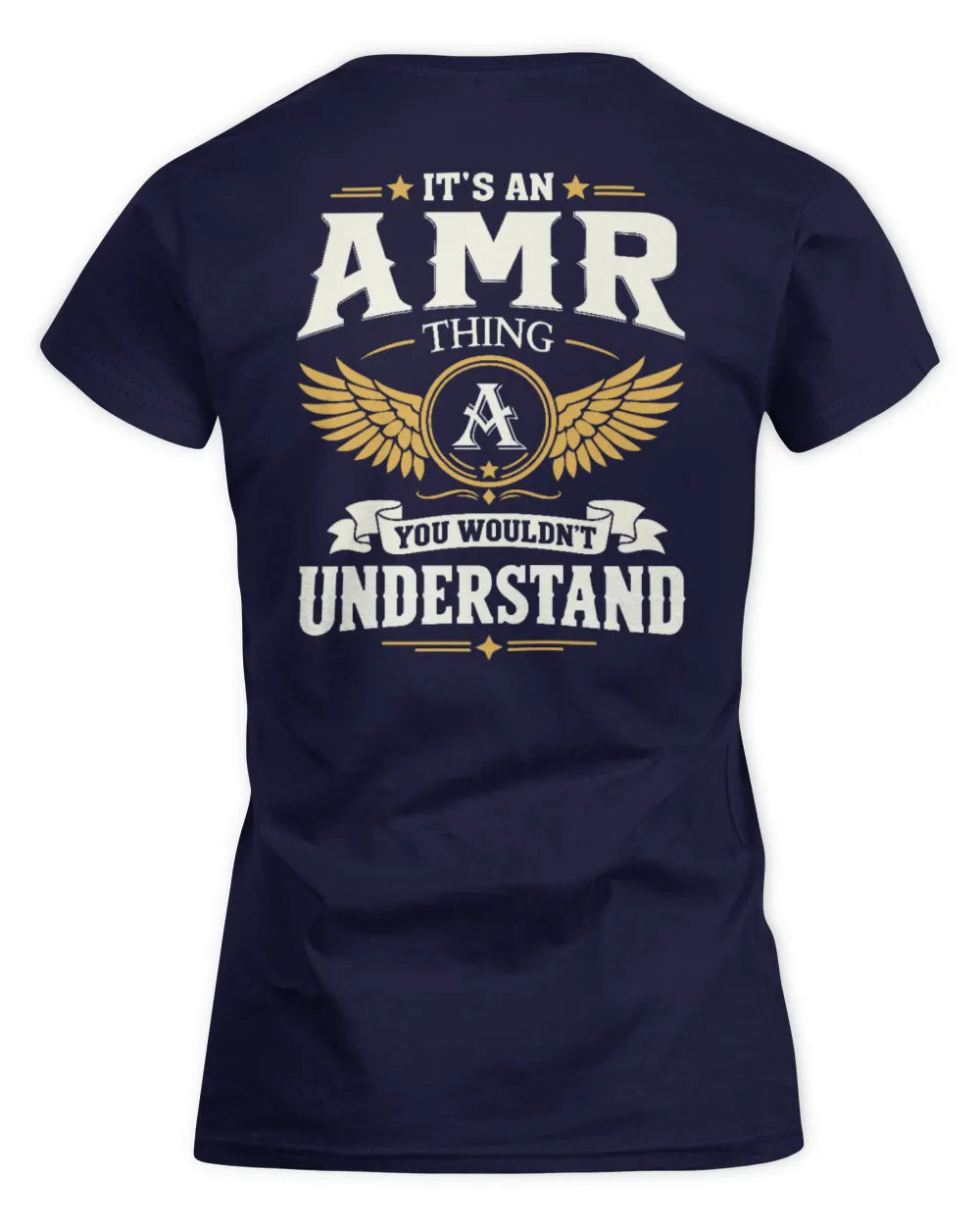 AMR KT06-M008 It’s a [NAME] Thing – You Wouldn’t Understand | Personalized Vintage T-Shirt - Women's Standard T-Shirt - Navy