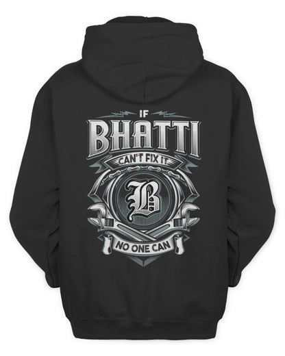 BHATTI AP81-K4-626 - Personalized Ahmed Quote Apparel “If Ahmed Can't Fix It, No One Can” - Unisex Hoodie - Black