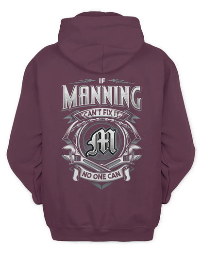 MANNING AP81-K4-626 - Personalized Ahmed Quote Apparel “If Ahmed Can't Fix It, No One Can” - Unisex Hoodie - Maroon