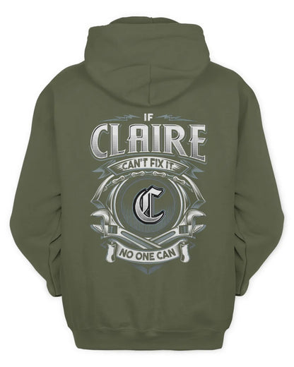 CLAIRE AP81-K4-626 - Personalized Ahmed Quote Apparel “If Ahmed Can't Fix It, No One Can” - Unisex Hoodie - Military Green