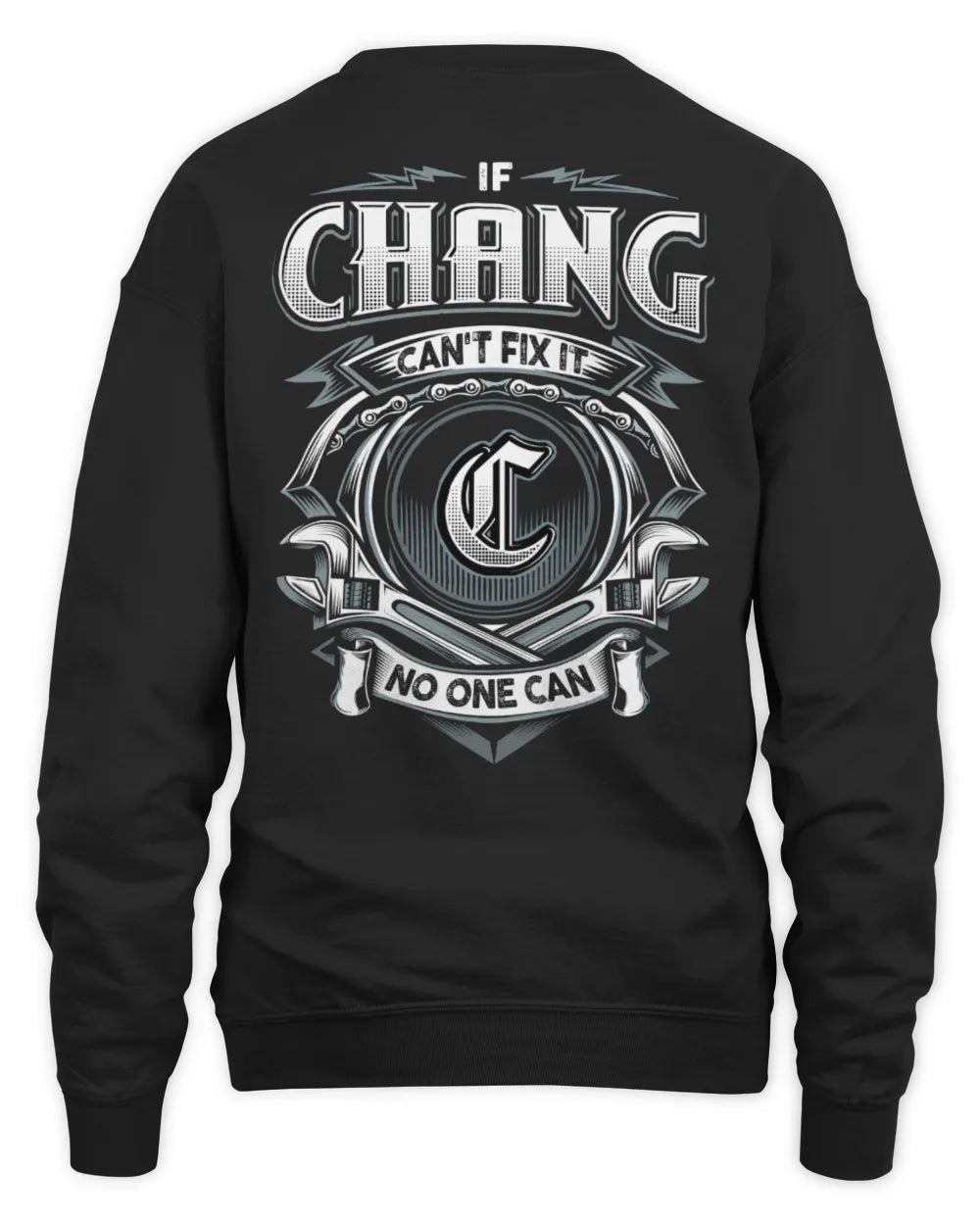 CHANG AP81-K4-626 - Personalized Ahmed Quote Apparel “If Ahmed Can't Fix It, No One Can” - Unisex Sweatshirt - Black