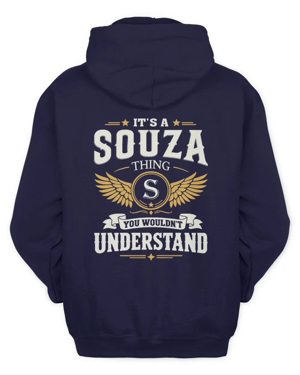 SOUZA KT06-M008 It’s a [NAME] Thing – You Wouldn’t Understand | Personalized Vintage T-Shirt - Unisex Hoodie - Navy