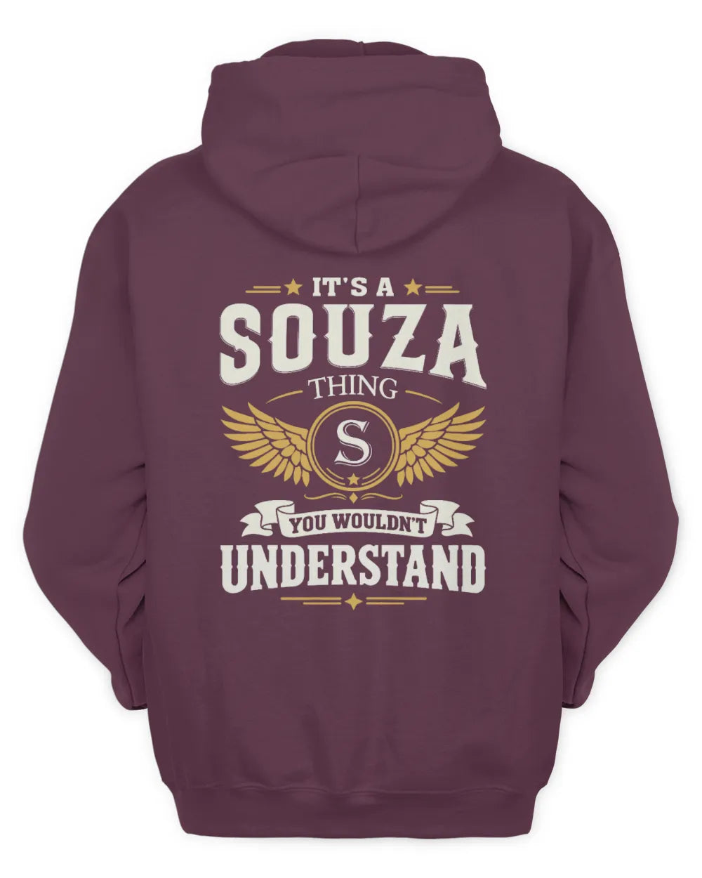 SOUZA KT06-M008 It’s a [NAME] Thing – You Wouldn’t Understand | Personalized Vintage T-Shirt - Unisex Hoodie - Maroon