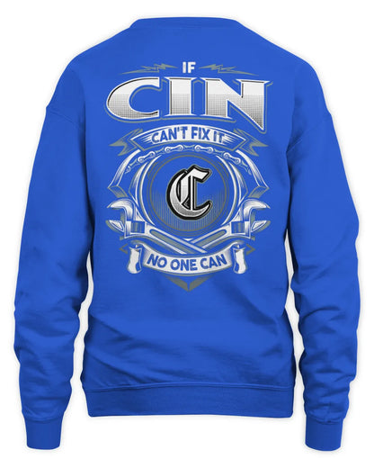 CIN AP81-K4-626 - Personalized Ahmed Quote Apparel “If Ahmed Can't Fix It, No One Can” - Unisex Sweatshirt - Royal