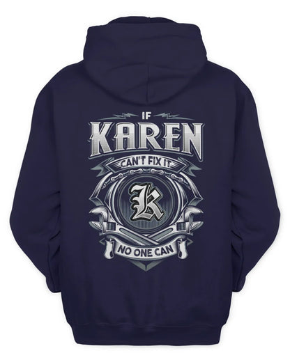 KAREN AP81-K4-626 - Personalized Ahmed Quote Apparel “If Ahmed Can't Fix It, No One Can” - Unisex Hoodie - Navy