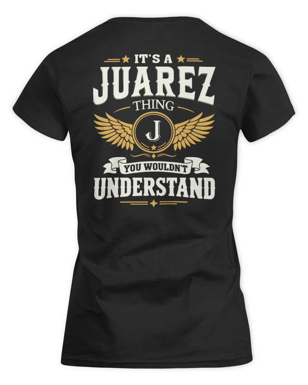 JUAREZ KT06-M008 It’s a [NAME] Thing – You Wouldn’t Understand | Personalized Vintage T-Shirt - Women's Standard T-Shirt - Black