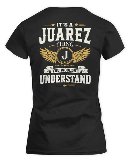 JUAREZ KT06-M008 It’s a [NAME] Thing – You Wouldn’t Understand | Personalized Vintage T-Shirt - Women's Standard T-Shirt - Black