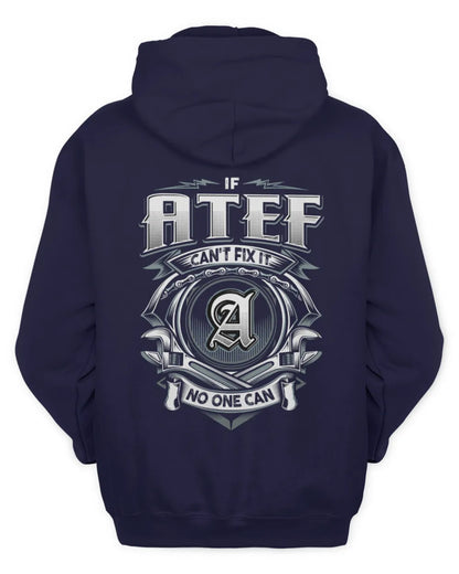 ATEF AP81-K4-626 - Personalized Ahmed Quote Apparel “If Ahmed Can't Fix It, No One Can” - Unisex Hoodie - Navy