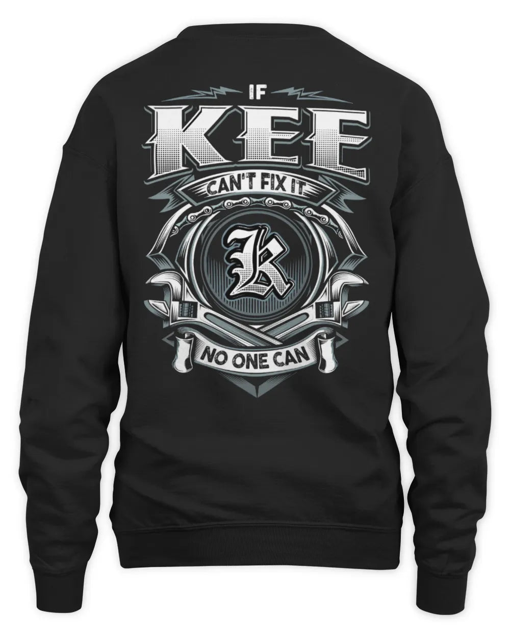 KEE AP81-K4-626 - Personalized Ahmed Quote Apparel “If Ahmed Can't Fix It, No One Can” - Unisex Sweatshirt - Black