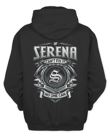 SERENA AP81-K4-626 - Personalized Ahmed Quote Apparel “If Ahmed Can't Fix It, No One Can” - Unisex Hoodie - Black