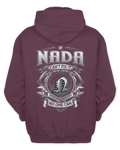 NADA AP81-K4-626 - Personalized Ahmed Quote Apparel “If Ahmed Can't Fix It, No One Can” - Unisex Hoodie - Maroon