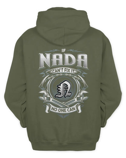 NADA AP81-K4-626 - Personalized Ahmed Quote Apparel “If Ahmed Can't Fix It, No One Can” - Unisex Hoodie - Military Green