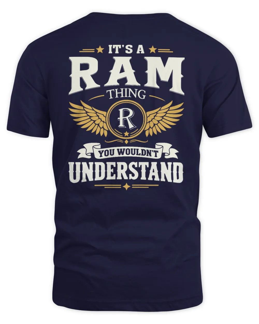 RAM KT06-M008 It’s a [NAME] Thing – You Wouldn’t Understand | Personalized Vintage T-Shirt - Unisex Standard T-Shirt - Navy