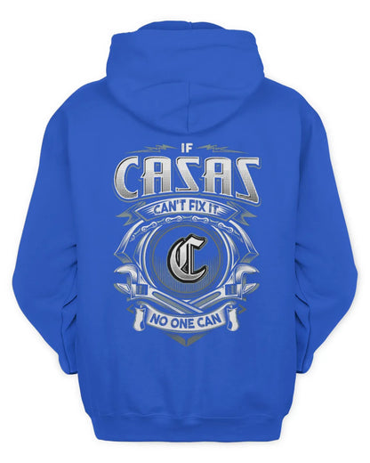 CASAS AP81-K4-626 - Personalized Ahmed Quote Apparel “If Ahmed Can't Fix It, No One Can” - Unisex Hoodie - Royal