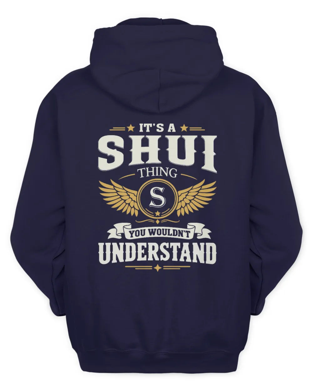 SHUI KT06-M008 It’s a [NAME] Thing – You Wouldn’t Understand | Personalized Vintage T-Shirt - Unisex Hoodie - Navy