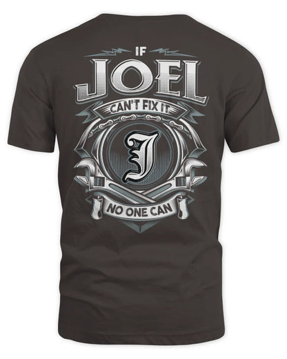 JOEL AP81-K4-626 - Personalized Ahmed Quote Apparel “If Ahmed Can't Fix It, No One Can” - Unisex Standard T-Shirt - Dark Chocolate