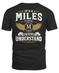 MILES KT06-M008 It’s a [NAME] Thing – You Wouldn’t Understand | Personalized Vintage T-Shirt - Unisex Standard T-Shirt - Black