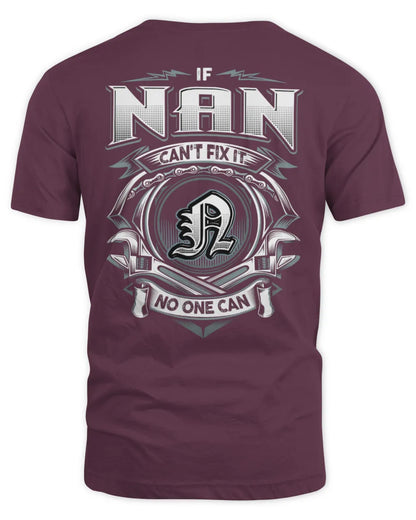 NAN AP81-K4-626 - Personalized Ahmed Quote Apparel “If Ahmed Can't Fix It, No One Can” - Unisex Standard T-Shirt - Maroon