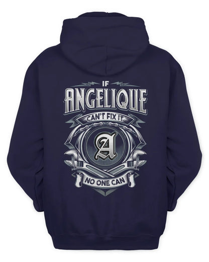 ANGELIQUE AP81-K4-626 - Personalized Ahmed Quote Apparel “If Ahmed Can't Fix It, No One Can” - Unisex Hoodie - Navy