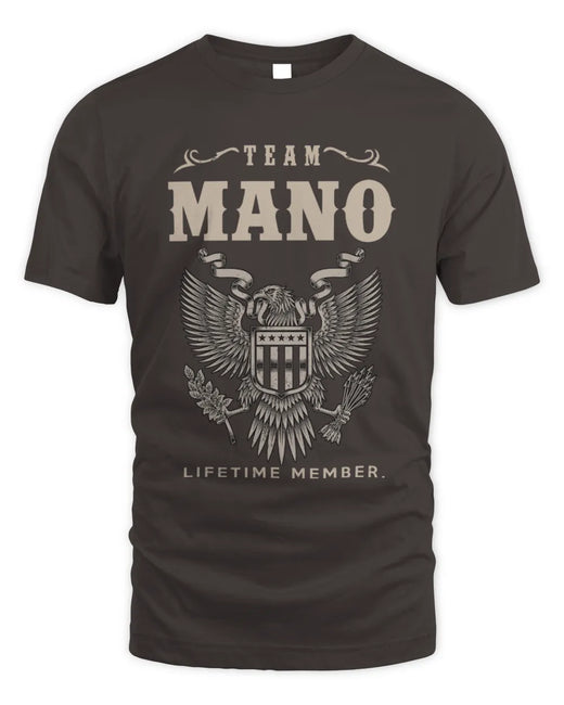 MANO TP06-K82 – Personalized Classic Style Apparel “Team NAME Lifetime Member”