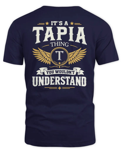TAPIA KT06-M008 It’s a [NAME] Thing – You Wouldn’t Understand | Personalized Vintage T-Shirt - Unisex Standard T-Shirt - Navy