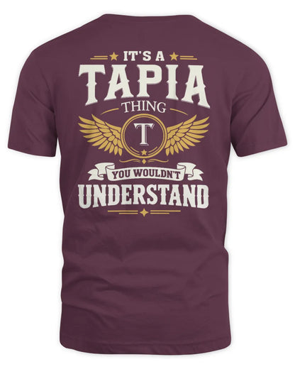 TAPIA KT06-M008 It’s a [NAME] Thing – You Wouldn’t Understand | Personalized Vintage T-Shirt - Unisex Standard T-Shirt - Maroon