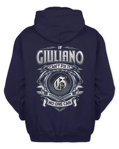 GIULIANO AP81-K4-626 - Personalized Ahmed Quote Apparel “If Ahmed Can't Fix It, No One Can” - Unisex Hoodie - Navy