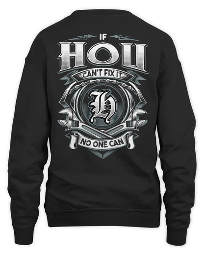 HOU AP81-K4-626 - Personalized Ahmed Quote Apparel “If Ahmed Can't Fix It, No One Can” - Unisex Sweatshirt - Black