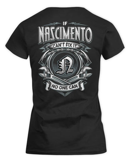 NASCIMENTO AP81-K4-626 - Personalized Ahmed Quote Apparel “If Ahmed Can't Fix It, No One Can” - Women's Standard T-Shirt - Black