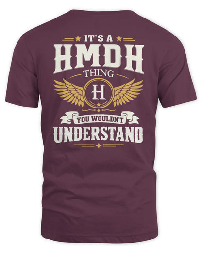 HMDH KT06-M008 It’s a [NAME] Thing – You Wouldn’t Understand | Personalized Vintage T-Shirt - Unisex Standard T-Shirt - Maroon